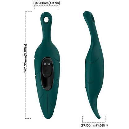 Armony Stimulator & Vibrator Leaf Green | Niks.fi verkkokauppa