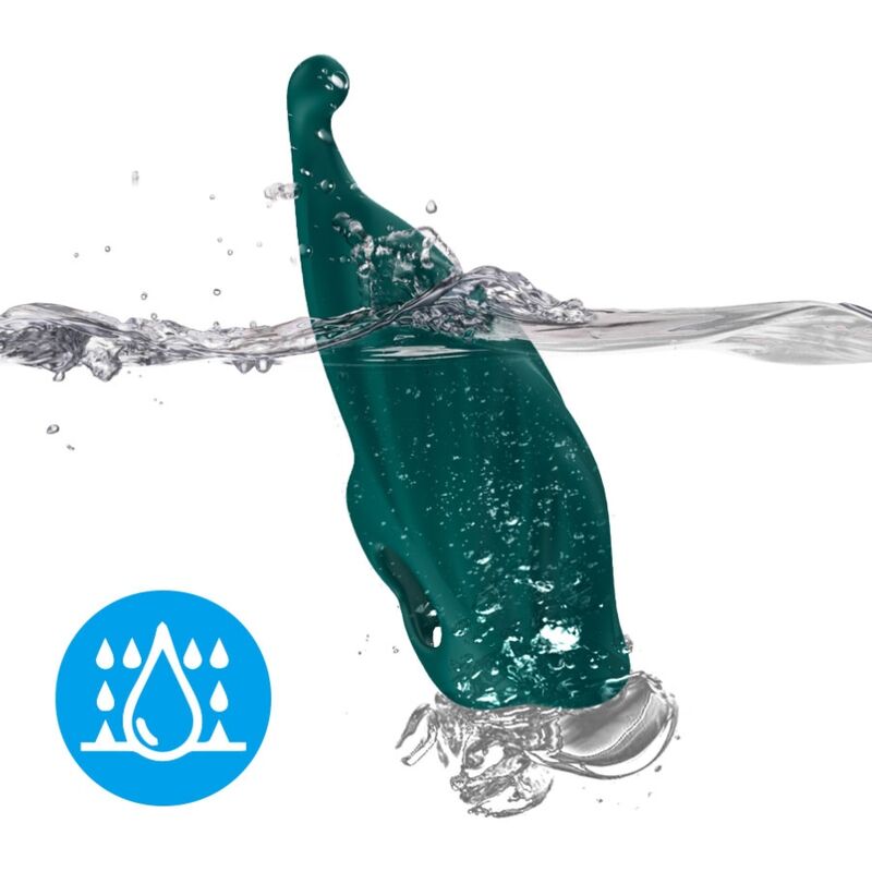 Armony Finger Stimulator & Vibrator Green | Niks.fi verkkokauppa