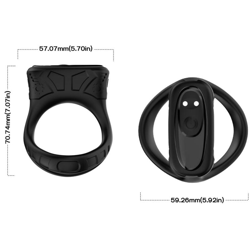 Armony Ring Vibrator & Multiposition Black | Niks.fi verkkokauppa