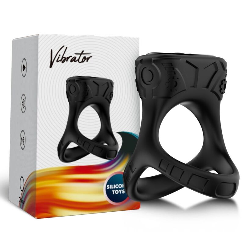 Armony Ring Vibrator & Multiposition Black | Niks.fi verkkokauppa