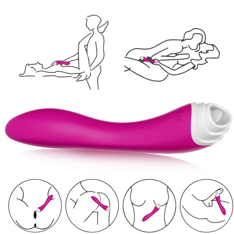 Armony Fairyland Licking Vibrating Clit & Vibrator Purple | Niks.fi verkkokauppa