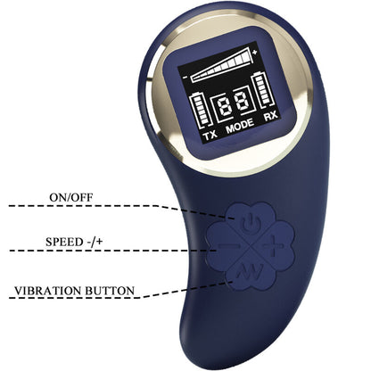 Pretty Love Mina Vibrating Egg Remote Control Blue | Niks.fi verkkokauppa