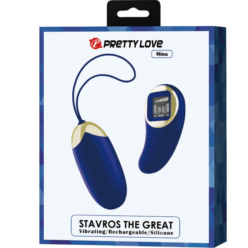 Pretty Love Mina Vibrating Egg Remote Control Blue | Niks.fi verkkokauppa