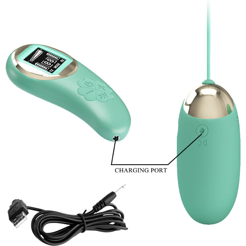 Pretty Love Green Remote Control Vibrating Egg Mine | Niks.fi verkkokauppa