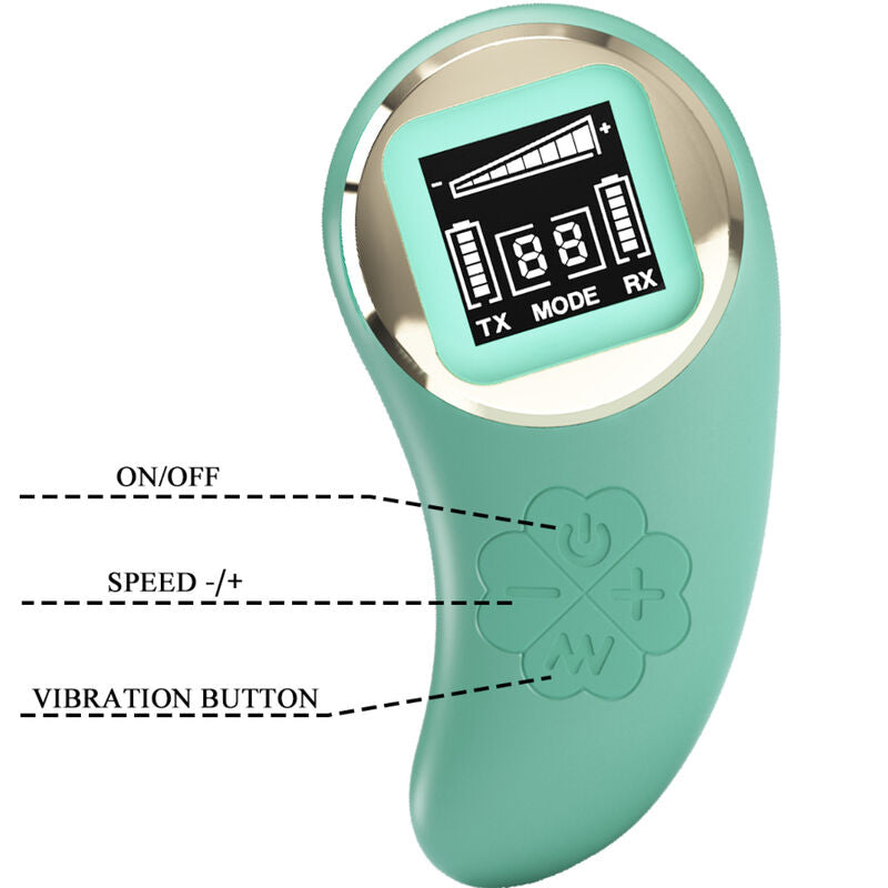 Pretty Love Green Remote Control Vibrating Egg Mine | Niks.fi verkkokauppa