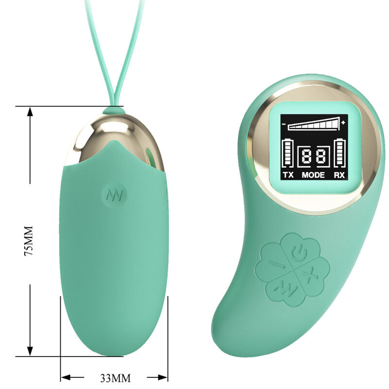 Pretty Love Green Remote Control Vibrating Egg Mine | Niks.fi verkkokauppa
