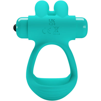 Pretty Love Dante Green Rabbit Vibrator Ring | Niks.fi verkkokauppa