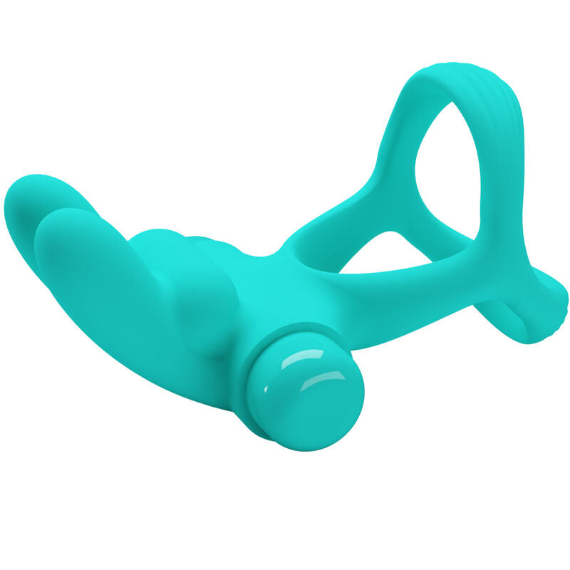Pretty Love Dante Green Rabbit Vibrator Ring | Niks.fi verkkokauppa
