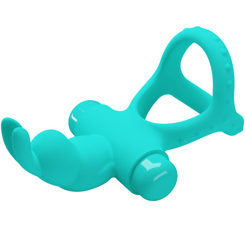 Pretty Love Figgy Green Rabbit Vibrator Ring | Niks.fi verkkokauppa