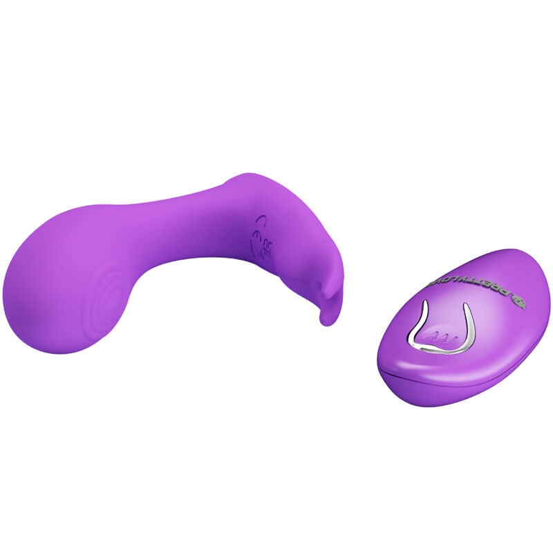 Pretty Love Idabelle Vibration & Pulsation Remote Control Violet | Niks.fi verkkokauppa