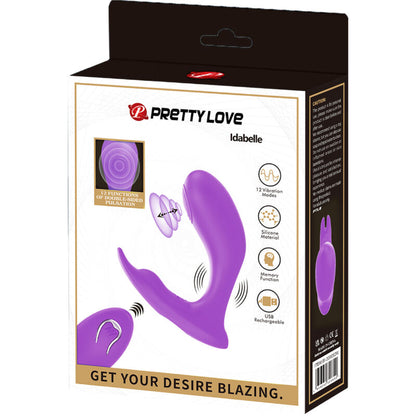 Pretty Love Idabelle Vibration & Pulsation Remote Control Violet | Niks.fi verkkokauppa