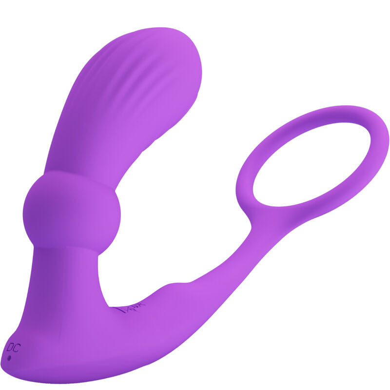 Pretty Love Warren Violet Anal Ring & Vibrator | Niks.fi verkkokauppa
