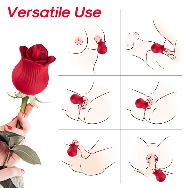Armony Rose Vibrator & Stimulator Red | Niks.fi verkkokauppa