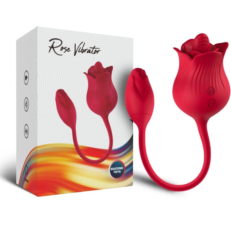Armony Pink Clitoris Stimulator Vibrator With Tail 10 Modes Red | Niks.fi verkkokauppa