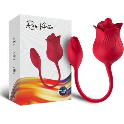 Armony Pink Clitoris Stimulator Vibrator With Tail 10 Modes Red | Niks.fi verkkokauppa