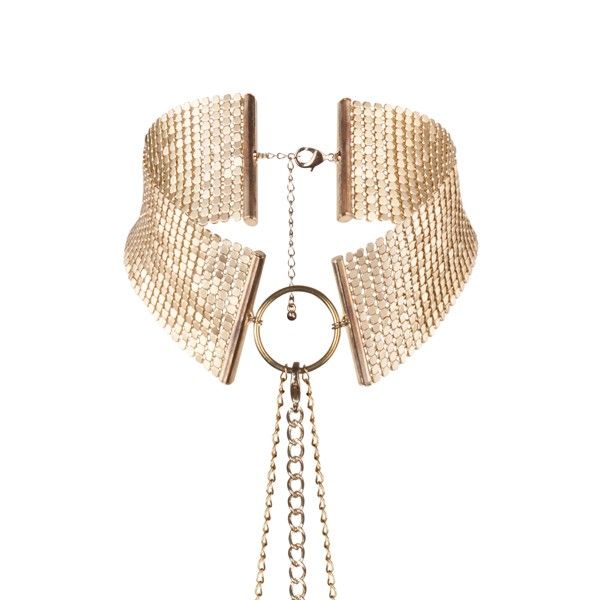 Bijoux D…Sir M…Tallique Golden Metallic Necklace | Niks.fi verkkokauppa