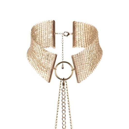 Bijoux D…Sir M…Tallique Golden Metallic Necklace | Niks.fi verkkokauppa