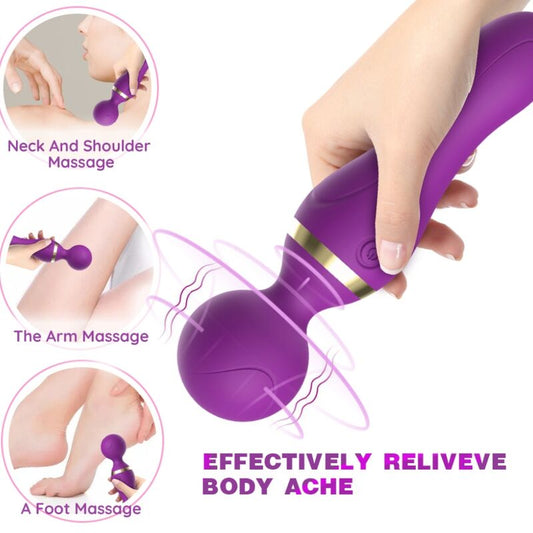 Armony Freeza Massager & Vibrator Super Flexible Head Purple | Niks.fi verkkokauppa