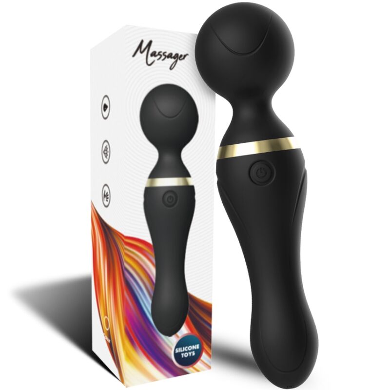 Armony Freeza Massager & Vibrator Super Flexible Head Black | Niks.fi verkkokauppa