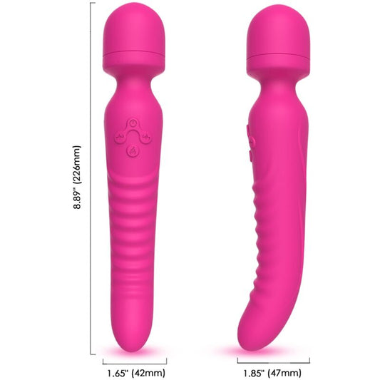 Armony Mission Massager & Vibrator Heat Effect Fuchsia | Niks.fi verkkokauppa