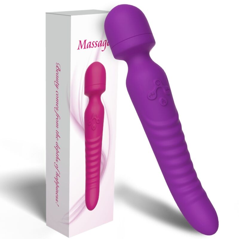 Armony Mission Massager & Vibrator Heat Effect Purple | Niks.fi verkkokauppa