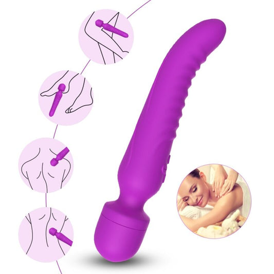 Armony Mission Massager & Vibrator Heat Effect Purple | Niks.fi verkkokauppa