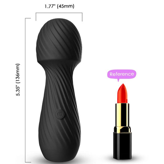 Armony Dazzle Massager & Vibrator Small Black | Niks.fi verkkokauppa