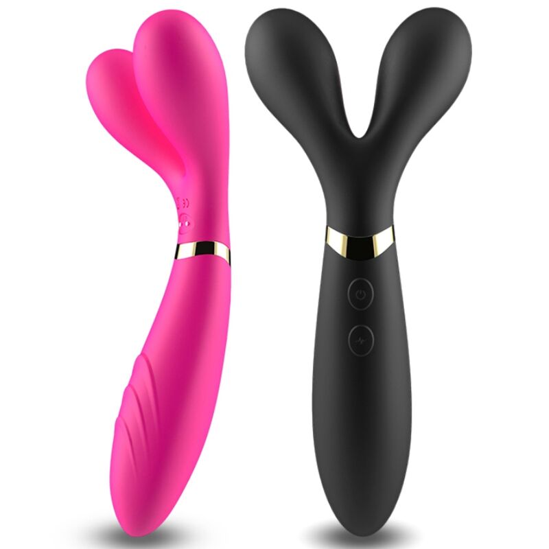 Armony Y-Wand Massager & Vibrator Double Head Fuchsia | Niks.fi verkkokauppa