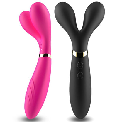 Armony Y-Wand Massager & Vibrator Double Head Fuchsia | Niks.fi verkkokauppa