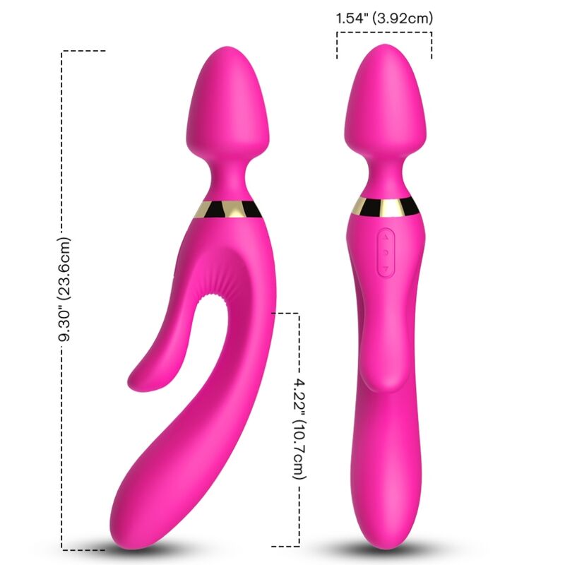 Armony Massager & Vibrator Rabbit Fuchsia | Niks.fi verkkokauppa