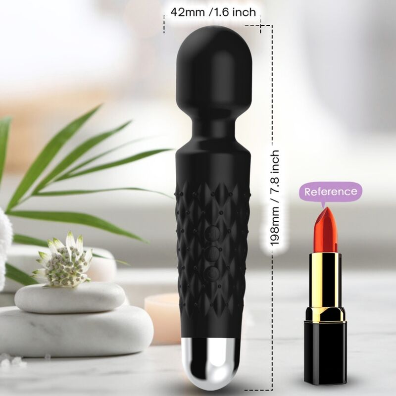 Armony Postman Massager & Vibrator Super Flexible Head Black | Niks.fi verkkokauppa