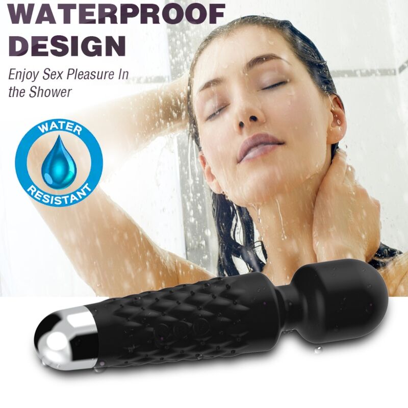 Armony Postman Massager & Vibrator Super Flexible Head Black | Niks.fi verkkokauppa
