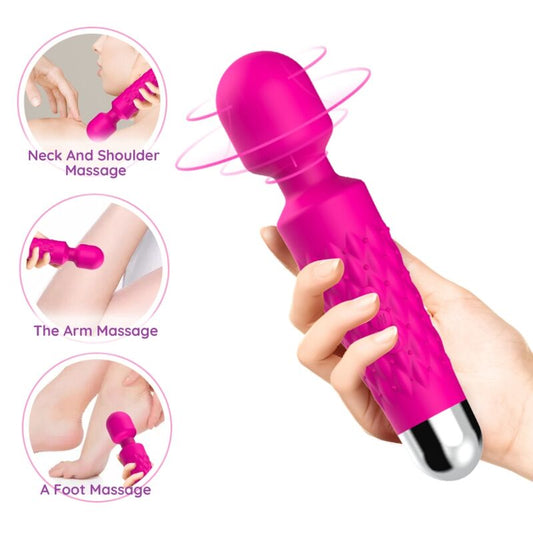 Armony Postman Massager & Vibrator Super Flexible Head Fuchsia | Niks.fi verkkokauppa