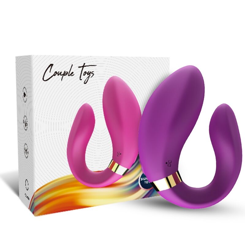 Armony Crescent Vibrator For Couples Remote Control Purple | Niks.fi verkkokauppa