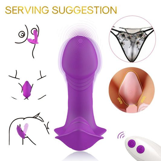 Armony Whistle Vibrator Introducible Remote Control Purple | Niks.fi verkkokauppa