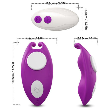 Armony Honeybee Wearable Panties Vibrator G-Spot Remote Control Purple | Niks.fi verkkokauppa