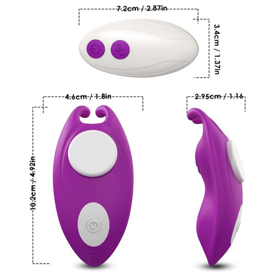 Armony Honeybee Wearable Panties Vibrator G-Spot Remote Control Purple | Niks.fi verkkokauppa