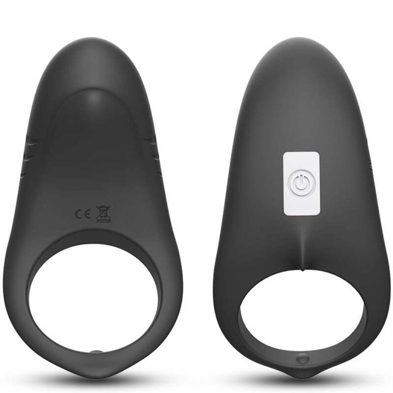 Armony Shark Vibrator Ring For Couples Remote Control Black | Niks.fi verkkokauppa