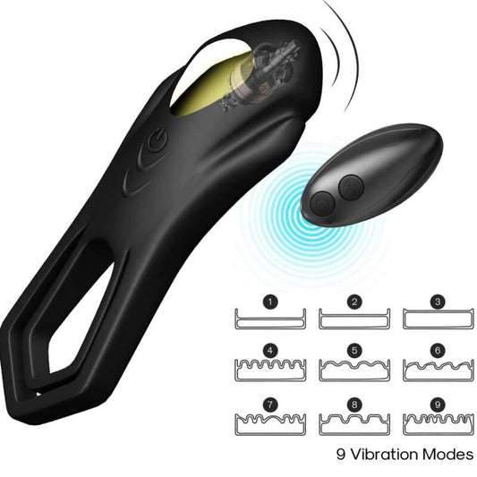Armony Roadster Vibrator Double Ring Remote Control Black | Niks.fi verkkokauppa