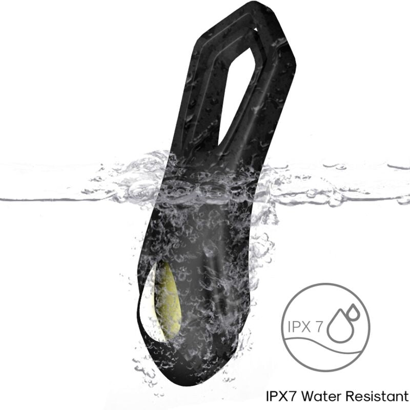 Armony Roadster Vibrator Double Ring Remote Control Black | Niks.fi verkkokauppa