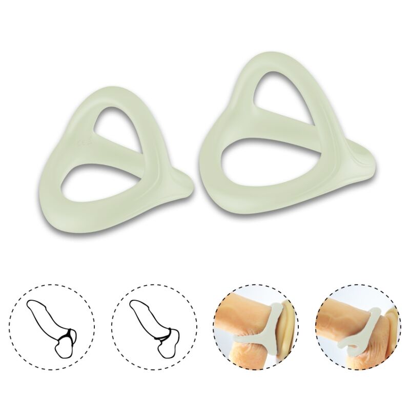 Armony Tresor Double Silicone Ring Luminous | Niks.fi verkkokauppa