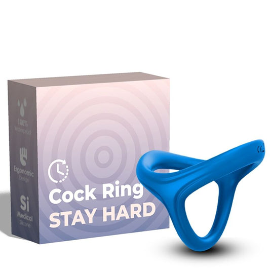 Armony Tresor Double Silicone Ring Blue | Niks.fi verkkokauppa