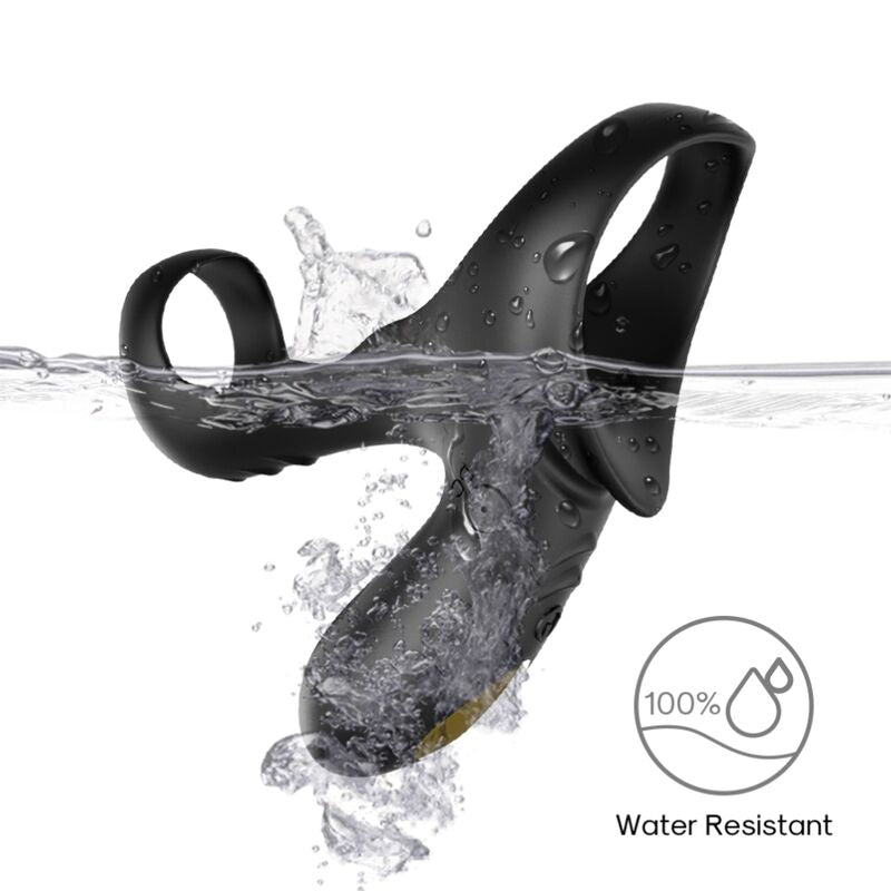 Armony Ranger Double Vibrator Ring For Couples Black | Niks.fi verkkokauppa