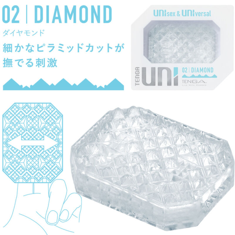 Tenga Uni Diamond Masturbator Thimble | Niks.fi verkkokauppa