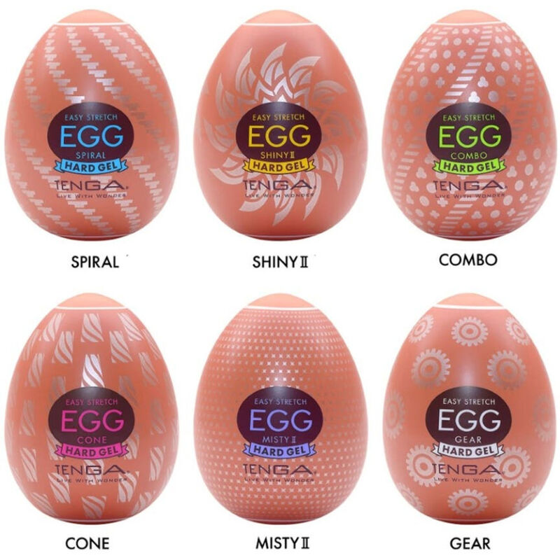 Tenga Hard Boiled Masturbator Egg Pack 6 Units | Niks.fi verkkokauppa