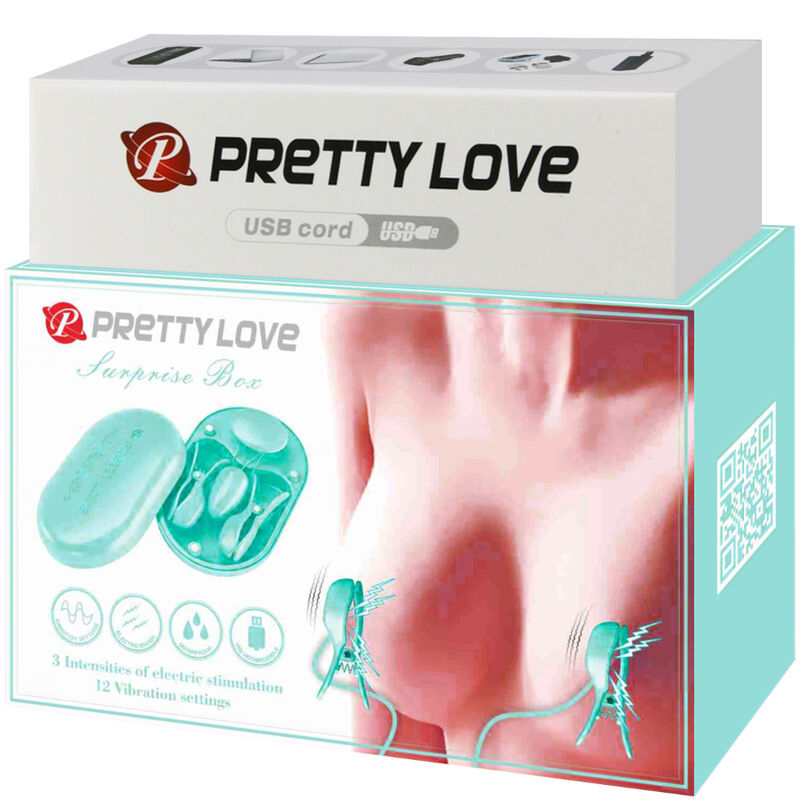 Pretty Love Surprise Box Blue Electro Stimulation Tweezers | Niks.fi verkkokauppa
