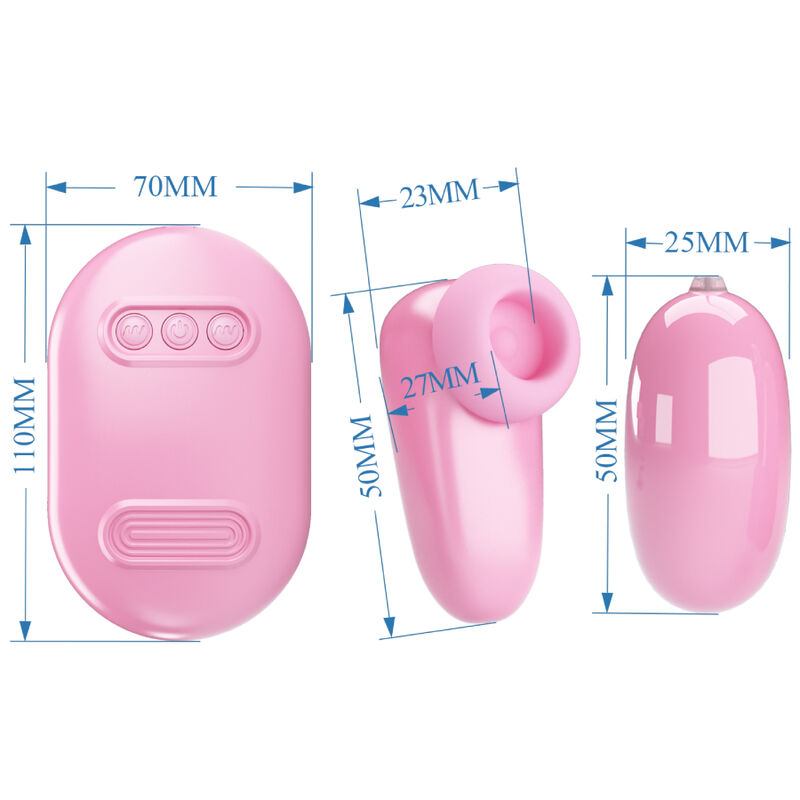 Pretty Love Magic Box Vibrating Bullet & Pink Stimulator | Niks.fi verkkokauppa