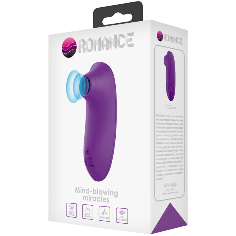 Romance Adora Mini Clitoris Sucker Violet | Niks.fi verkkokauppa