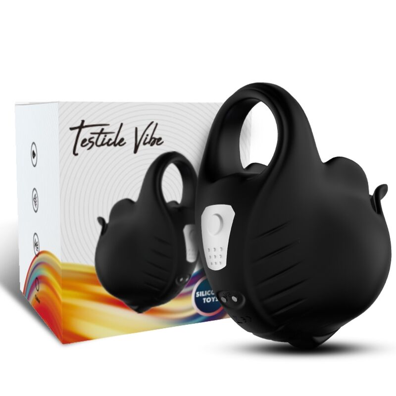 Armony Cupping Vibrator Ring Remote Control Black | Niks.fi verkkokauppa