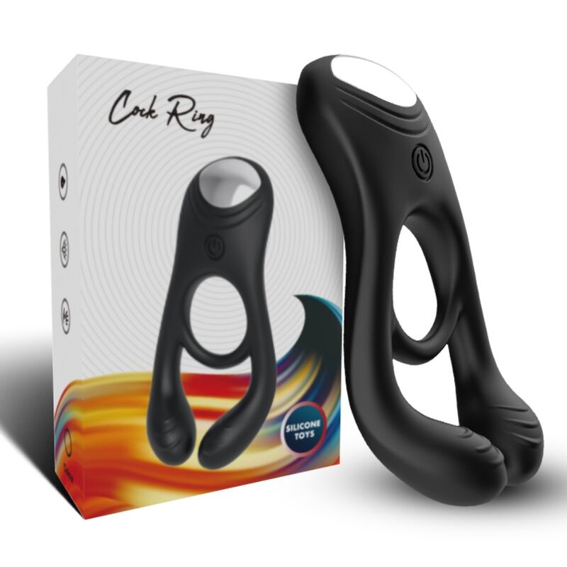 Armony Veyron Double Vibrator Ring Toy For Couples Remote Control Black | Niks.fi verkkokauppa